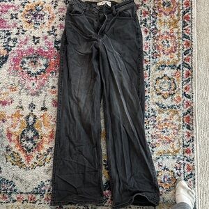 Hollister Black Straight Leg Pants
